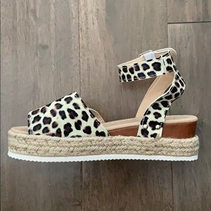 NEW Leopard Print Espadrille